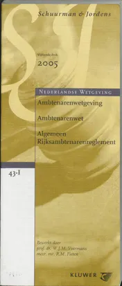 Omslag van Ambtenarenwetgeving