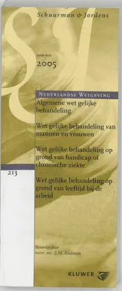 Omslag van Algemene wet gelijke behandeling