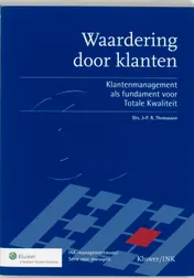 Omslag van Waardering door klanten
