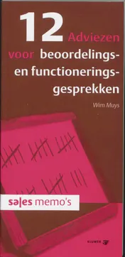 Omslag van 12 adviezen voor beoordelings- en functioneringsgesprekken