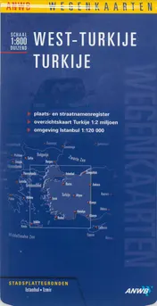 Omslag van West-Turkije Turkije