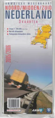 Omslag van Nederland Noord ; Midden ; Zuid set 2005-2006