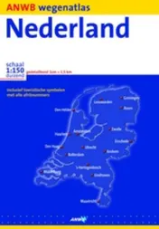 Omslag van ANWB wegenatlas Nederland