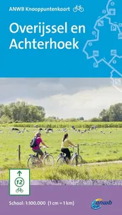 Omslag van ANWB knooppuntkaart fiets Overijssel en Achterhoek