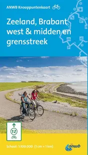 Omslag van ANWB knooppuntenkaart fiets Zeeland, Brabant west & midden en grensstreek