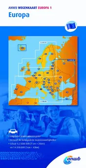 Omslag van ANWB Wegenkaart Europa 1