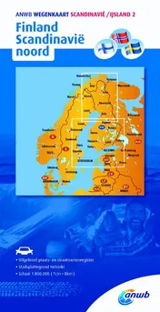 Omslag van ANWB wegenkaart Scandinavië / IJsland 2 Finland Scandinavië noord