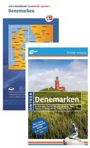 Omslag van Set ontdek denemarken wegenkaart denemarken