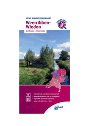 Omslag van Wandelregiokaart Weerribben-Wieden 1:33.333