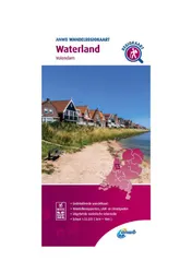 Omslag van Wandelregiokaart Waterland 1:33.333