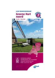 Omslag van Wandelregiokaart Groene Hart noord 1:33.333