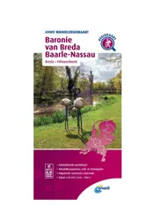 Omslag van Wandelregiokaart Baronie van Breda, Baarle-Nassau 1:33.333