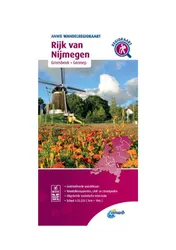 Omslag van Wandelregiokaart Rijk van Nijmegen 1:33.333