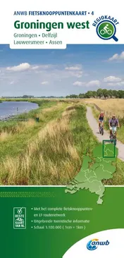 Omslag van Fietsknooppuntenkaart Groningen west 1:100.000