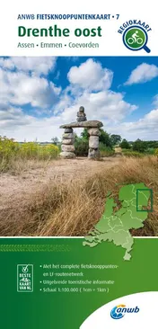 Omslag van Fietsknooppuntenkaart Drenthe oost 1:100.000