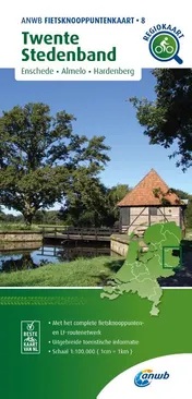 Omslag van Fietsknooppuntenkaart Twente Stedenband 1:100.000