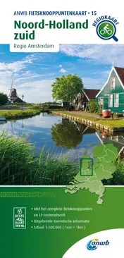 Omslag van Fietsknooppuntenkaart Noord-Holland zuid 1:100.000
