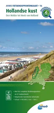 Omslag van Fietsknooppuntenkaart Hollandse kust 1:100.000