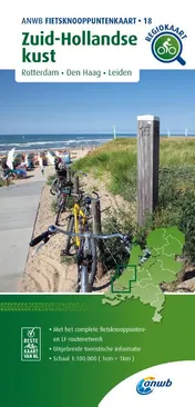 Omslag van Fietsknooppuntenkaart Zuid-Hollandse kust 1:100.000