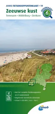 Omslag van Fietsknooppuntenkaart Zeeuwse kust 1:100.000
