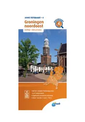 Omslag van Fietskaart Groningen noordoost 1:66.666