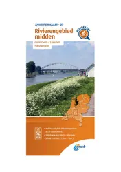 Omslag van Fietskaart Rivierengebied midden 1:66.666