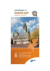 Omslag van Fietskaart Zeeland zuid 1:66.666