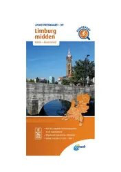 Omslag van Fietskaart Limburg midden 1:66.666