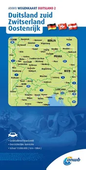 Omslag van ANWB*Wegenkaart Duitsland 2. Duitsland-Zuid/Zwitserland/Oostenrijk