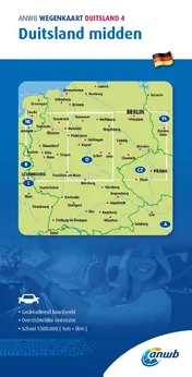 Omslag van ANWB Wegenkaart 4.Duitsland Midden