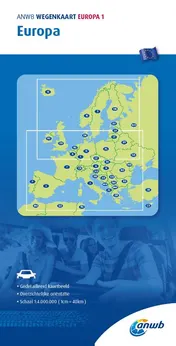 Omslag van ANWB*Wegenkaart Europa 1. Europa
