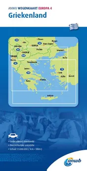 Omslag van ANWB*Wegenkaart Europa 4. Griekenland