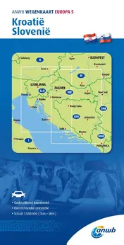 Omslag van ANWB*Wegenkaart Europa 5. Kroatië/Slovenië