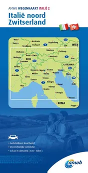 Omslag van ANWB*Wegenkaart Italië 2. Italie-Noord/Zwitserland