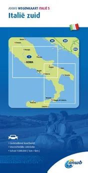 Omslag van ANWB*Wegenkaart Italië 5. Italië-Zuid