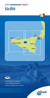 Omslag van ANWB*Wegenkaart Italië 7. Sicilië