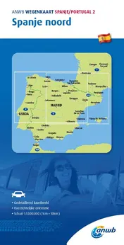 Omslag van ANWB Wegenkaarten Spanje/Portugal 2. Spanje-Noord
