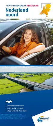Omslag van Wegenkaart Nederland Noord