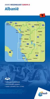 Omslag van Albanië 1:250.000