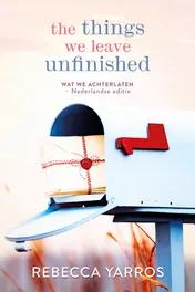 Omslag van The things we leave unfinished