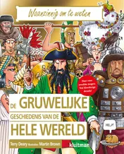 Omslag van De gruwelijke geschiedenis van de hele wereld