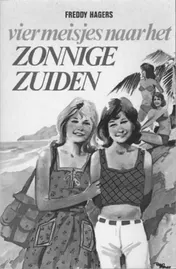 Omslag van Vier meisjes naar het zonnige zuiden