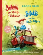Omslag van Brikkie en de stoute kippen & Brikkie en spookje Piekhaar