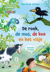 Omslag van De roek, de mus, de koe en het visje
