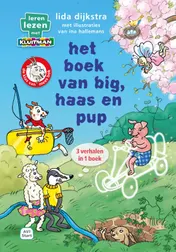 Omslag van het boek van big, haas en pup