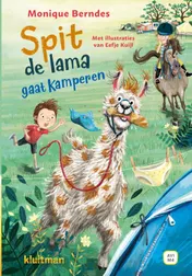 Omslag van Spit de lama gaat kamperen