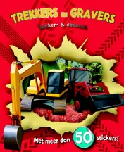 Omslag van Trekkers en gravers Sticker doe-boek