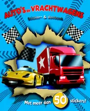 Omslag van Auto's en vrachtwagens Sticker doe-boek