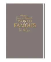 Omslag van Blossom Books Notitieboekjes From an almost world famous writer (Set van 5 stuks)