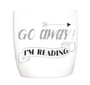 Omslag van Blossom Mugs 8x Go away, I'm reading